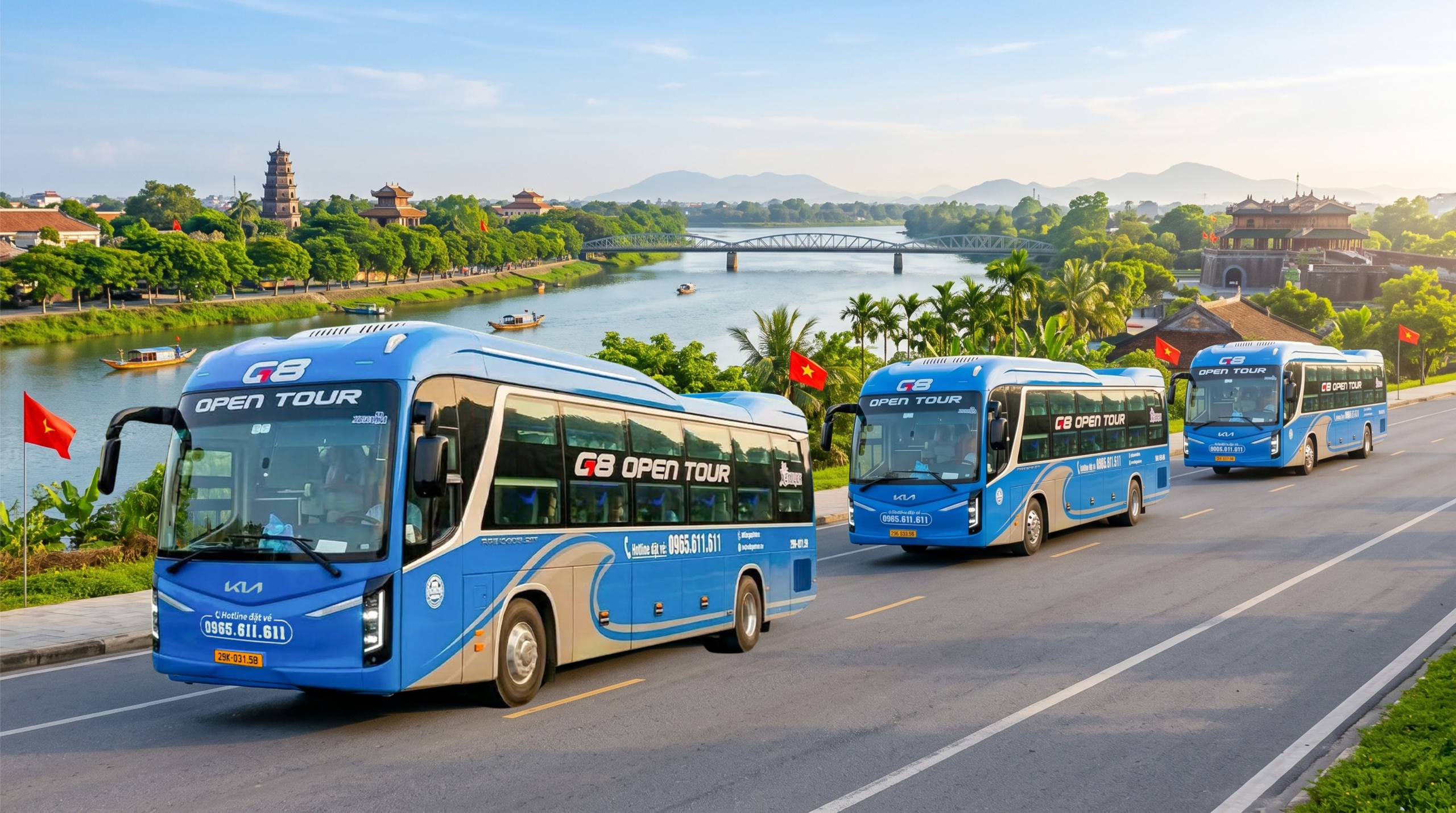 G8 Open Tour tuyến Hà Nội - Huế